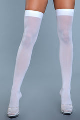 1932 Opaque Nylon Thigh Highs