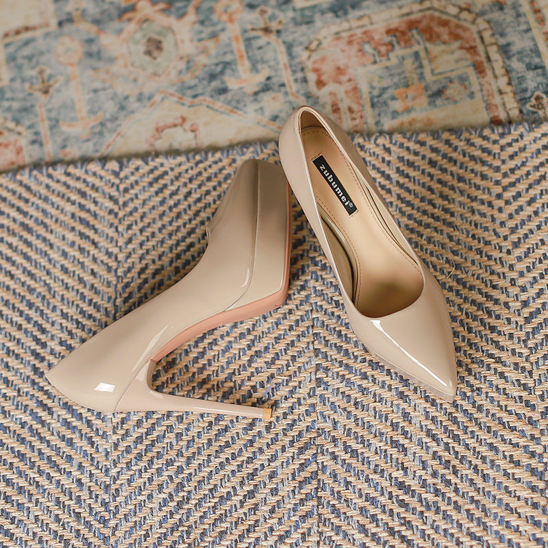 TR-10060053357 Platform Pointed Toe Stiletto Pumps