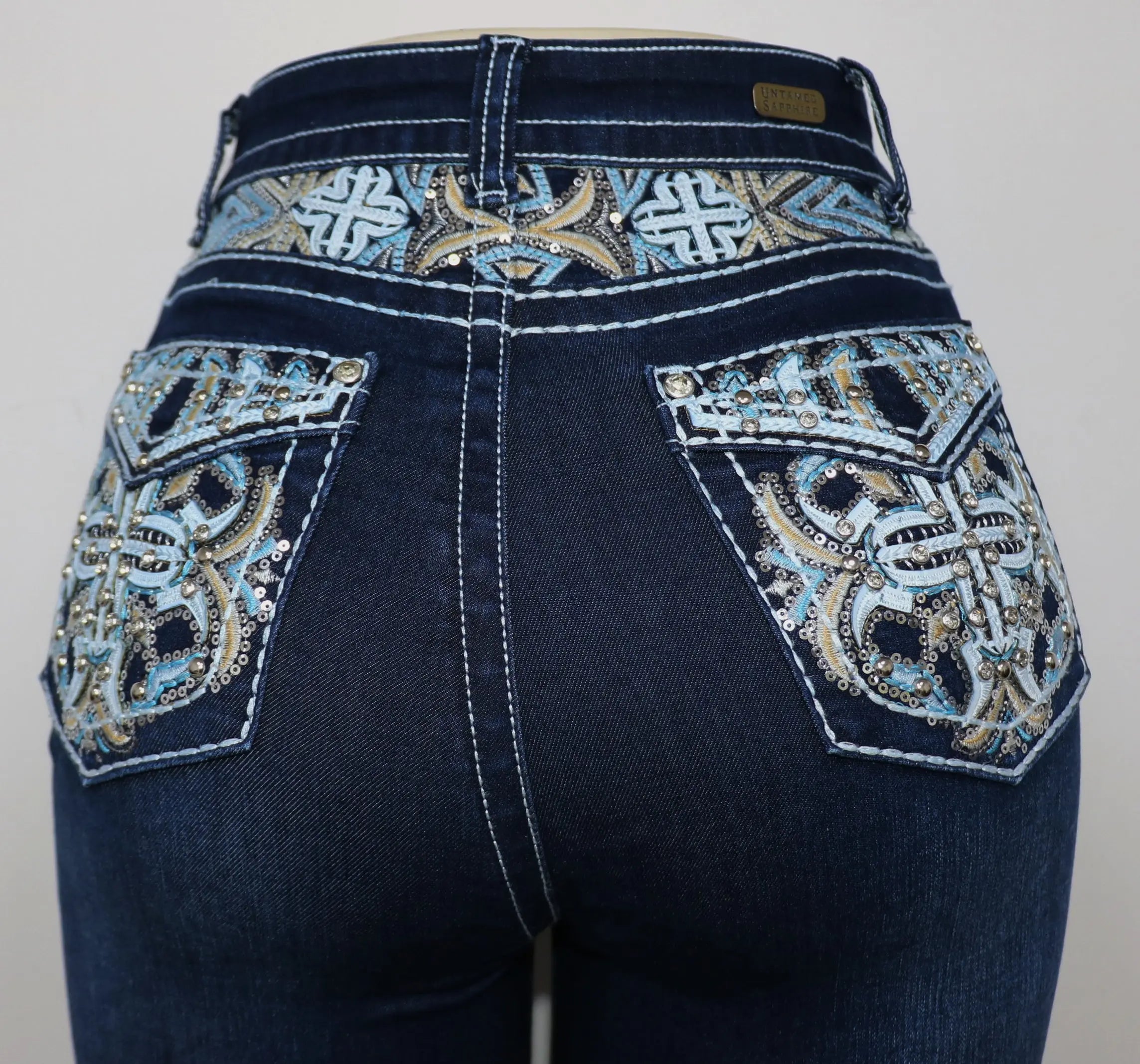 USC-F027 Sexy Medieval Meredith Levanta Cola Jeans Untamed Sapphire Clothing LLC