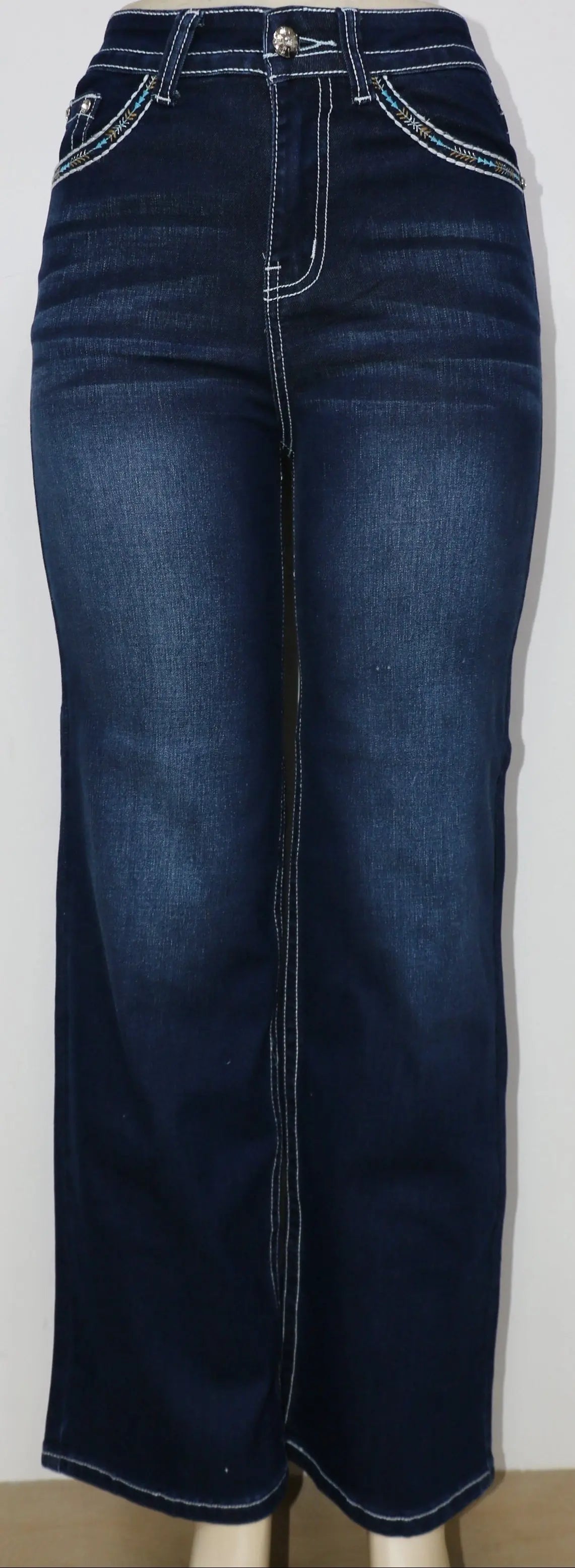 USC-F028 Sexy Loretta Levanta Cola Jeans Untamed Sapphire Clothing LLC