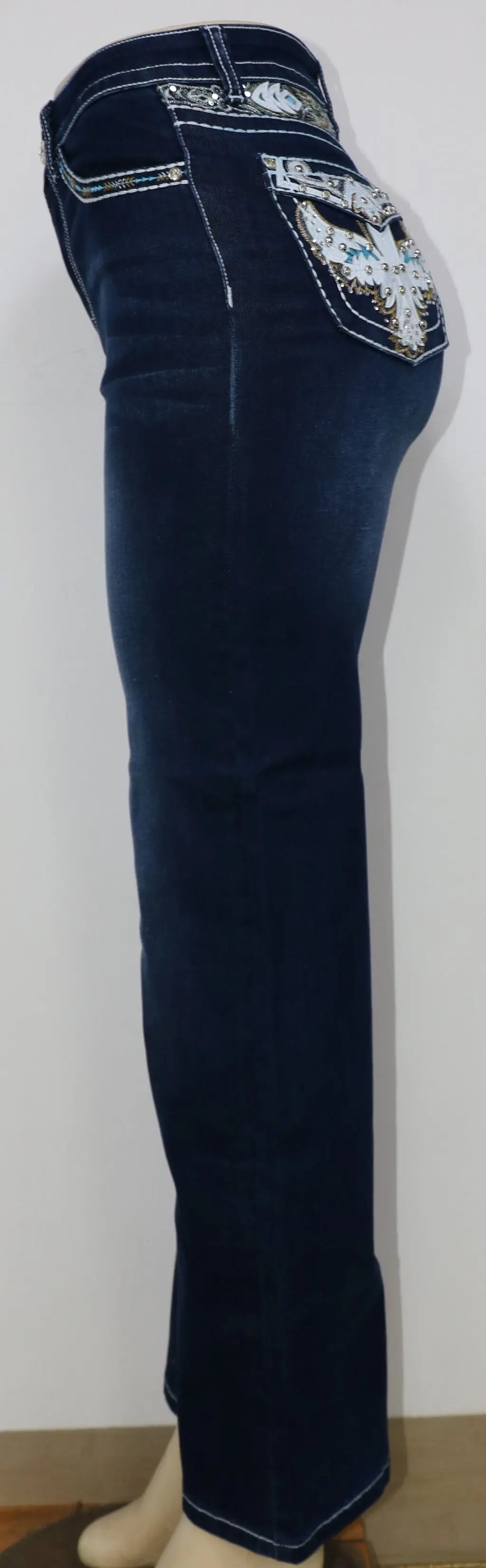 USC-F028 Sexy Loretta Levanta Cola Jeans Untamed Sapphire Clothing LLC