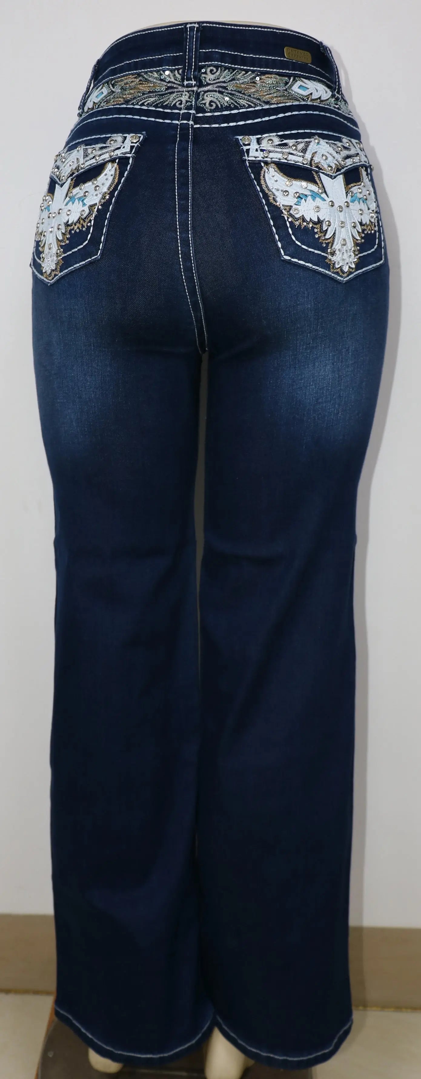 USC-F028 Sexy Loretta Levanta Cola Jeans Untamed Sapphire Clothing LLC