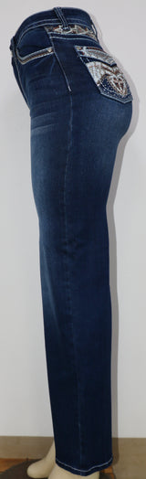 USC-F029 Sexy Red Courage Levanta Cola Jeans