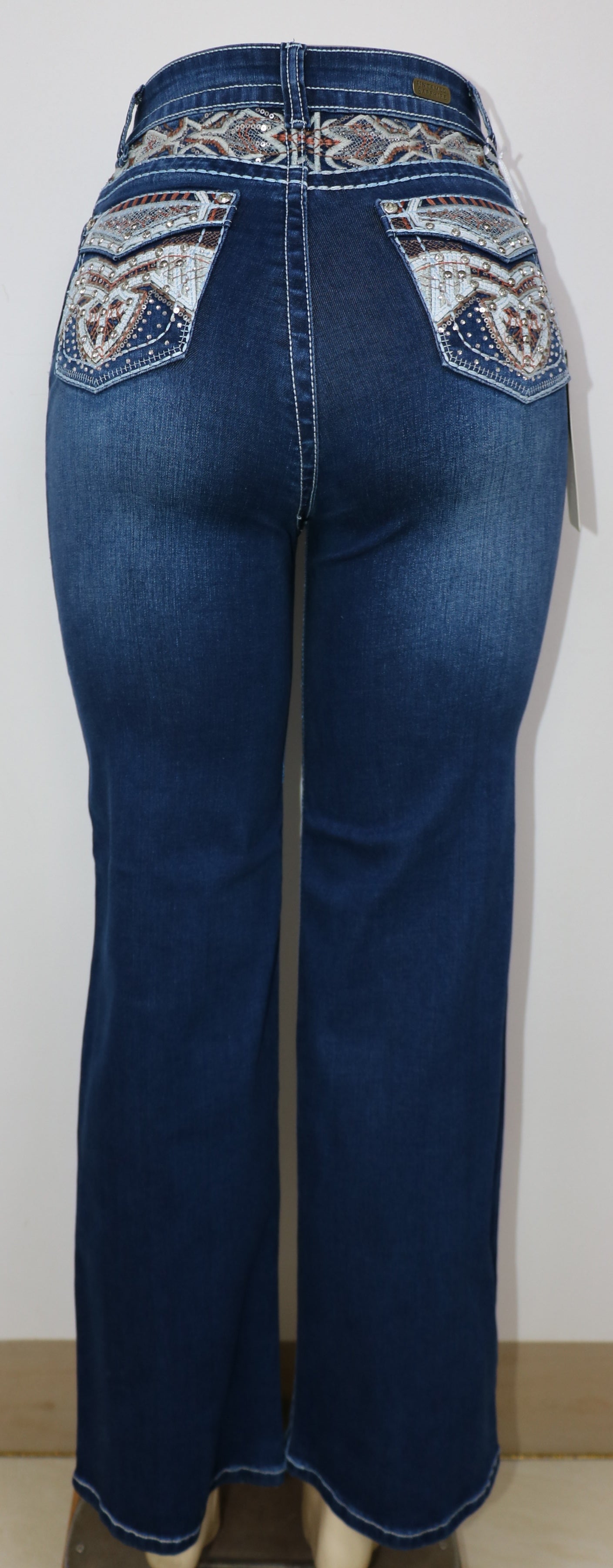 USC-F029 Sexy Red Courage Levanta Cola Jeans