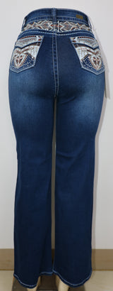 USC-F029 Sexy Red Courage Levanta Cola Jeans
