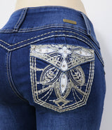 USC-F031 Sexy Weavy Jane Levanta Cola Jeans