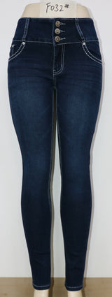USC-F032 Sexy White Krissy Levanta Cola Jeans