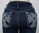 USC-F032 Sexy White Krissy Levanta Cola Jeans