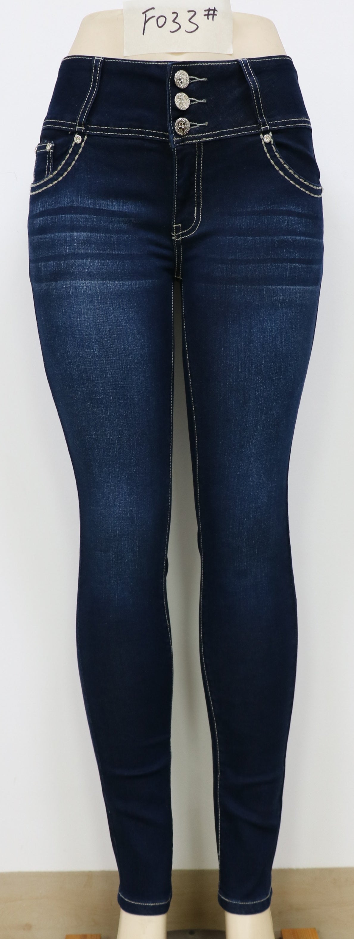 USC-F033 Sexy Roxy Blue Levanta Cola Jeans