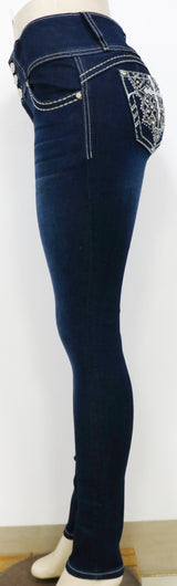 USC-F033 Sexy Roxy Blue Levanta Cola Jeans