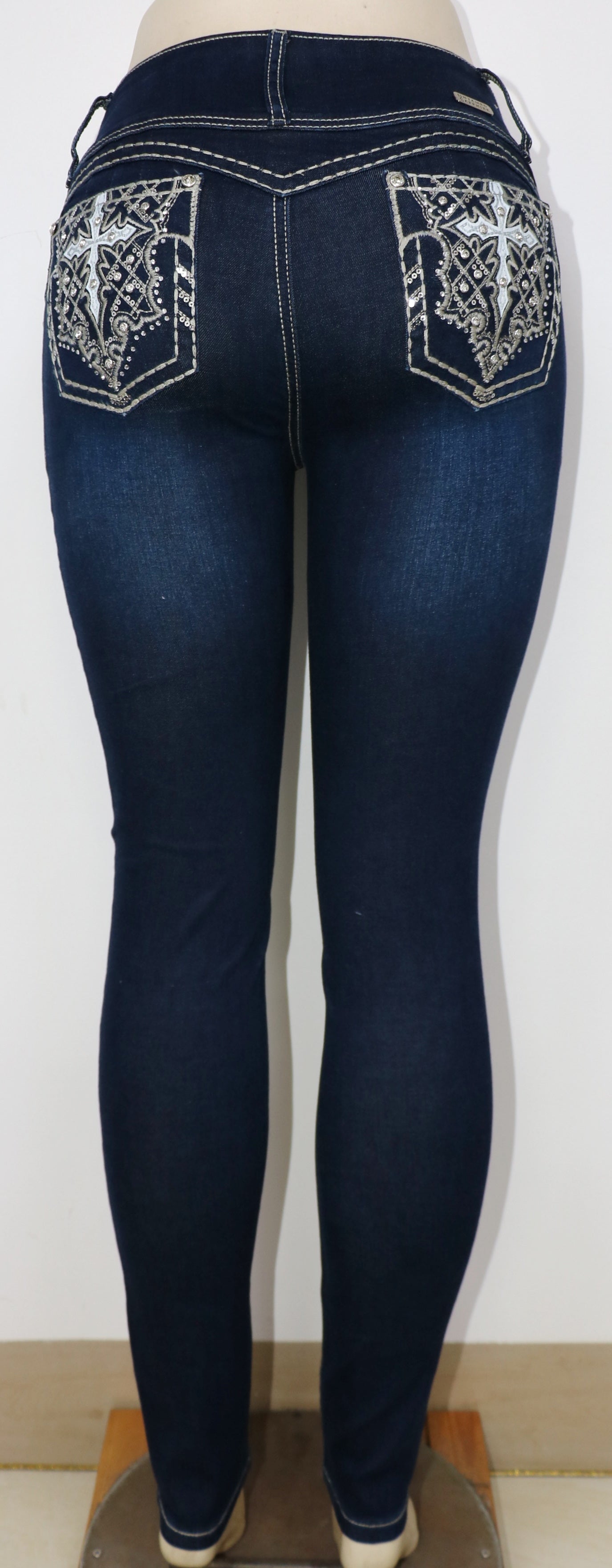 USC-F033 Sexy Roxy Blue Levanta Cola Jeans