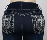 USC-F033 Sexy Roxy Blue Levanta Cola Jeans