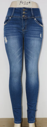 USC-F035 Sexy Anna Levanta Cola Jeans