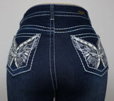 USC-F056 Sexy White Bella Levanta Cola Jeans Untamed Sapphire Clothing LLC