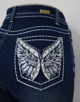 USC-F056 Sexy White Bella Levanta Cola Jeans Untamed Sapphire Clothing LLC