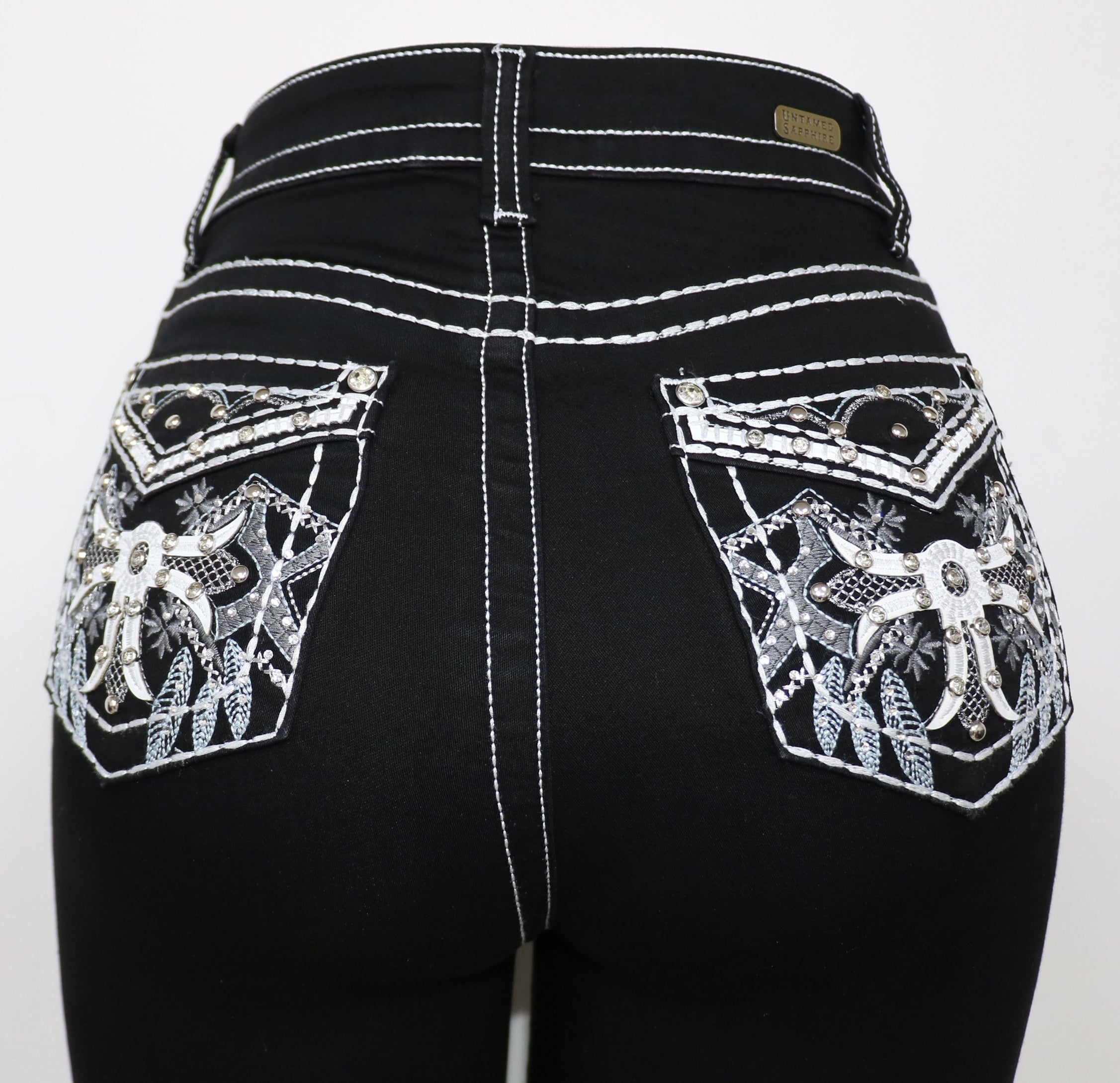 USC-F058 Sexy Aztec Levanta Cola Jeans