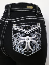 USC-F058 Sexy Aztec Levanta Cola Jeans