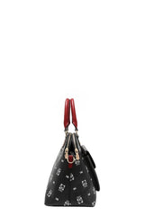 TR-10070041085 Nicole Lee USA Bolso de piel sintética con forma de cúpula de gato