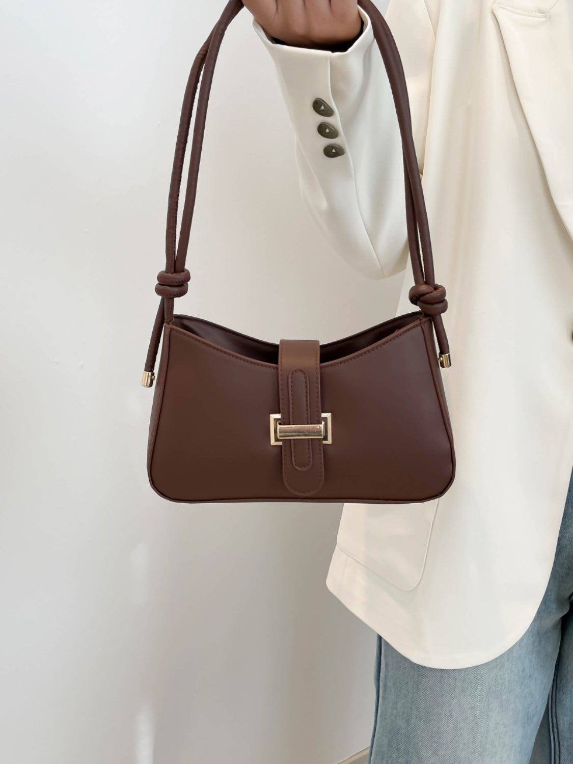 TR-TR-10070004189 Bolso de hombro de piel sintética